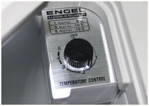 Stufenlose Temperatureinstellung