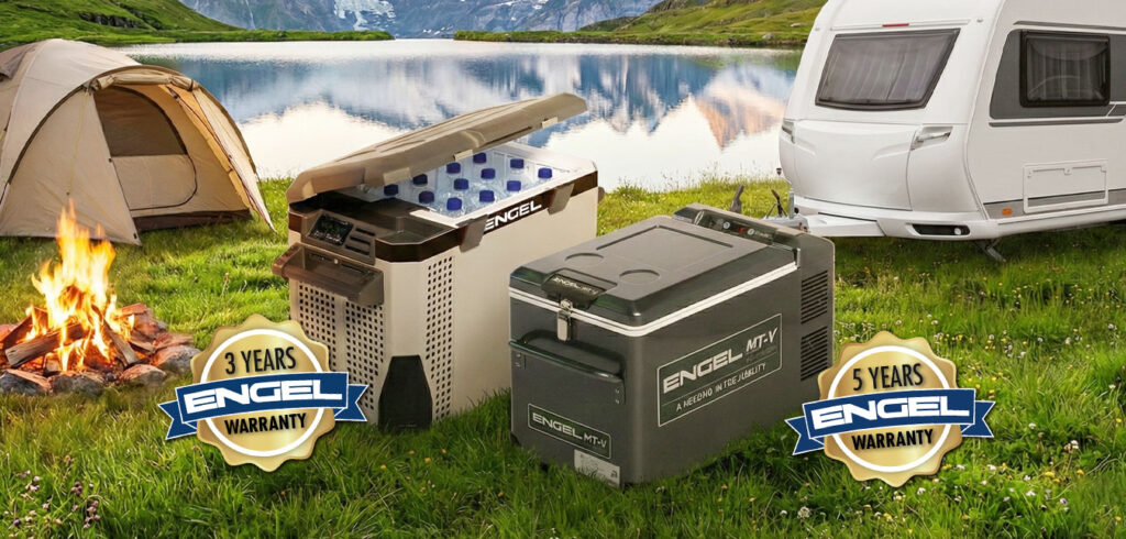 ENGEL MR040F-E and MT35F-V cool boxes with warranty